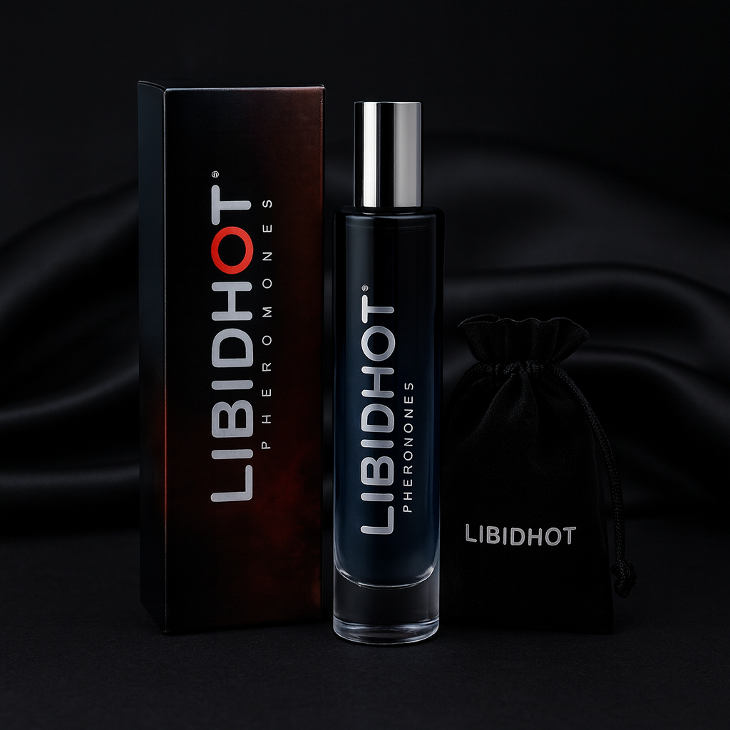Perfume con Feromonas LIBIDHOT – Presentación de Vidrio 30 ml + Estuche