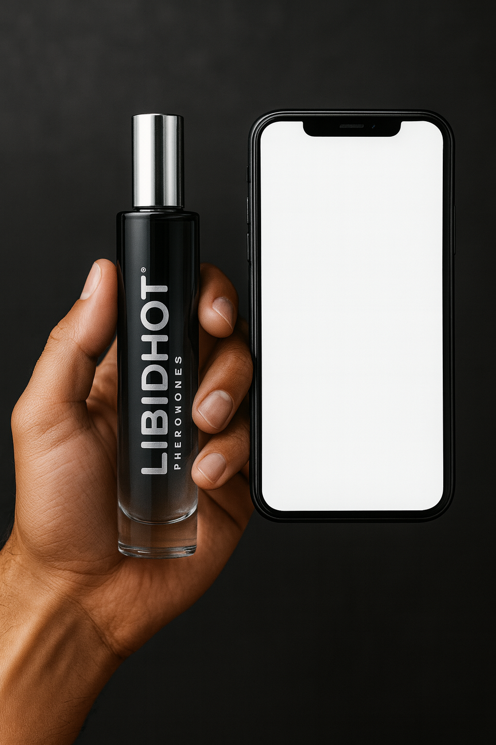 Perfume con Feromonas LIBIDHOT – Presentación de Vidrio 30 ml + Estuche