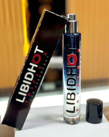 Perfume con Feromonas LIBIDHOT – Presentación de Vidrio 30 ml + Estuche